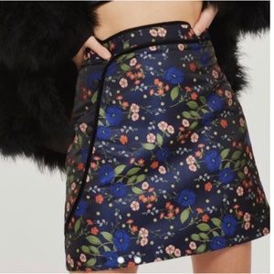 Silk Topshop Miniskirt